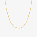 Plain chain necklace